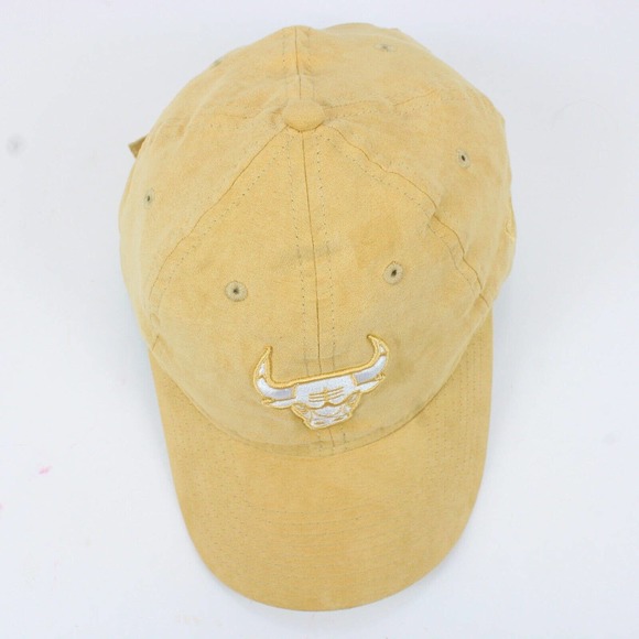 Chicago Bulls NBA New Era 9Twenty Adjustable 100% Polyester Strap Hat Jordan Tan - Picture 6 of 6